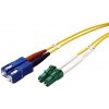 síťový kabel EFB O0383.2 optický patch, LC/APC-SC 9/125 (single mode), duplex, OS2, LSOH, 2m