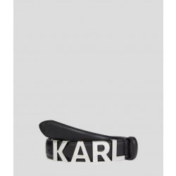 Karl Lagerfeld opasek K/SWING SM MID belt černá