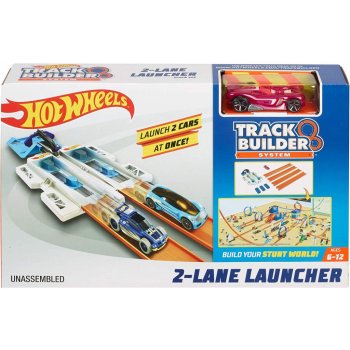 Hot Wheels Track Builder doplňky a dráhy 2 Lane Launcher