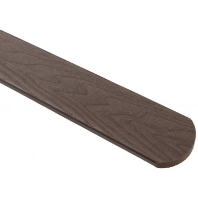 Plotové prkno WPC 3D oboustranný dřevodekor - oak brown rovná 71 x 11 x 300 mm – Sleviste.cz