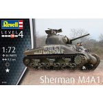 Revell Sherman M4A1Plastic ModelKit tank 03290 1:72 – Zboží Dáma