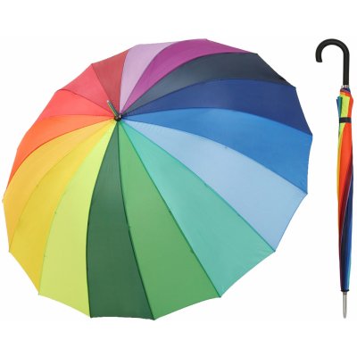 Blooming Brollies dámský holový deštník EDSRAIN duhový