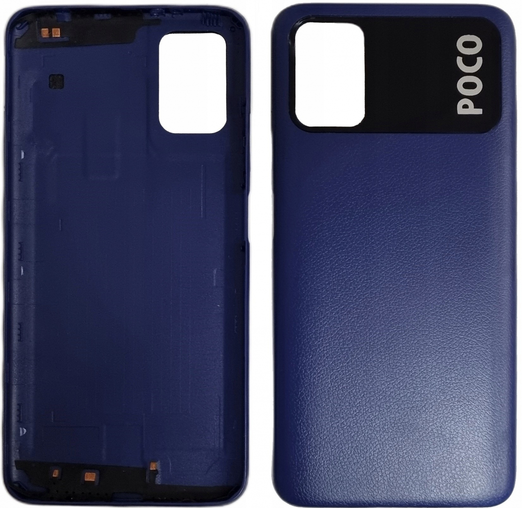 Kryt Xiaomi Poco M3 zadní modrý