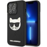 Pouzdro Karl Lagerfeld hard iPhone 13 Pro MAX černé 3D Rubber Choupette – Zbozi.Blesk.cz