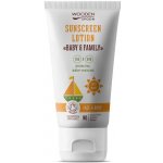 WoodenSpoon opalovací tělové mléko v tubě Baby & Family SPF30 150 ml – Zboží Mobilmania