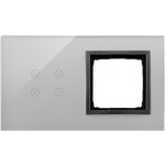 Simon DSTR240/72 Dotykové panely 2 moduly 4 dotyková pole otvor pro příslušenství Simon 54 bouřková/antracit – Hledejceny.cz