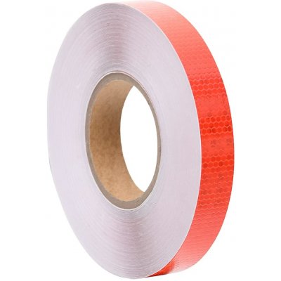 zahrada-XL Reflexní páska červená 2,5 cm x 50 m PVC