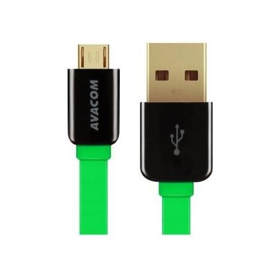 AVACOM MIC-40G kabel USB - Micro USB, 40cm, zelená - AVACOM DCUS-MIC-40G – Zbozi.Blesk.cz