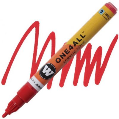 Molotow Acrylic marker One4All 127HS 2mm #013 traffic red – Zbozi.Blesk.cz