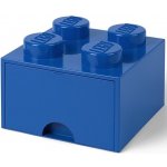 LEGO® Úložný box 4 s šuplíkem světle modrá – Zboží Dáma