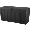 Zahradní úložný box Keter Comfy 270L box 116,7 x 44,7 x 57 cm grafit 17202623