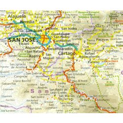 Mapa a průvodce Kostarika Panama 1:550T mapa RKH