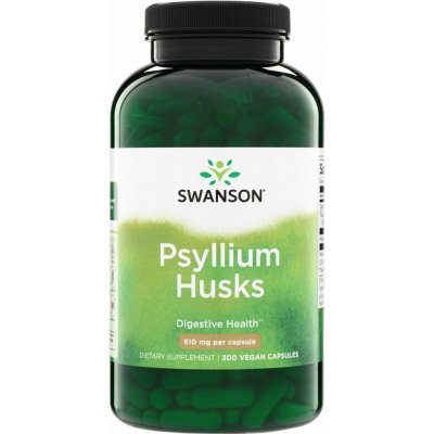 Swanson Psyllium Husks 610 mg 300 kapslí – Hledejceny.cz