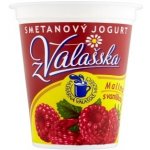 Mlékárna Valašské Meziříčí Smetanový jogurt z Valašska malina s vanilkou 150 g – Zboží Dáma