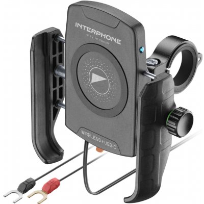 Interphone Univerzální držák Crab s bezdrátovým nabíjením a USB-C – Hledejceny.cz