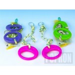 Kruhy houpací na zavěšení asst 3 barvy v síťce 32x14cm – Zboží Dáma