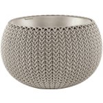 Keter Cozy M Závěsný květináč 36 X 36 X 23 cm 229540 pískový – Sleviste.cz