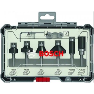 Bosch Sada ohraňovacích fréz s 6mm vřetenem Bosch 2607017468 – Zboží Mobilmania