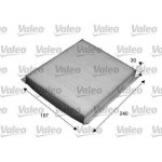 Filtr, vzduch v interiéru VALEO 715540