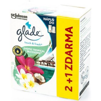 Glade by Brise One Touch Exotic Tropical Blossoms náhradní náplň 10 ml - 3ks