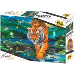 PRIME 3D Puzzle Tygr na lovu 1000 ks – Zbozi.Blesk.cz