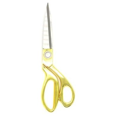 Krejčovské nůžky Green Well Cutting - zlaté (24 cm) – Zboží Dáma