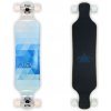 Longboard Atom Drop Deck Blue Triangles 39