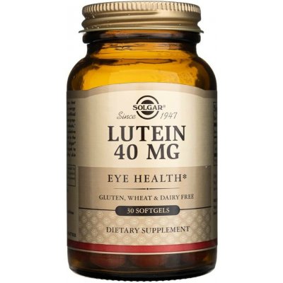 Solgar Lutein 40 mg 30 měkkých gelů – Hledejceny.cz