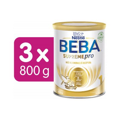 BEBA SUPREMEpro 1 6 HMO 3 x 800 g – Zbozi.Blesk.cz