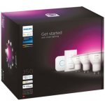 Philips Propojovací zařízení Hue BRIDGE a 3 ks LED žárovek GU10 4,3W 50W White and Color Ambiance 2000-6500K/RGB stmívatelné – Zboží Živě