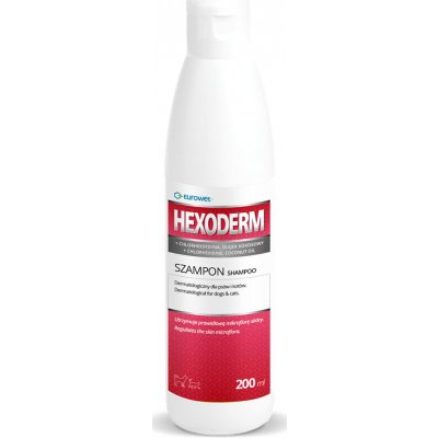 Eurowet Hexoderm Dermatologický Šampon Pro Psy A Kočky 200 ml – Sleviste.cz