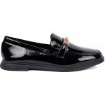 Komfortní mokasíny černé dámské bez podpatku – Zboží Dáma