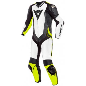 Kombinéza Dainese Laguna Seca 4 bílá/černá/žlutá