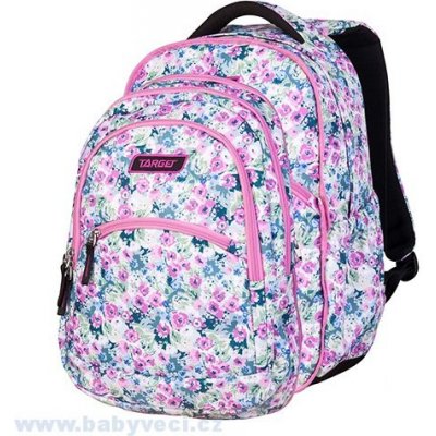 Target batoh 2v1 fialová květy – Zboží Mobilmania