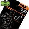 Rybářská karabinka a obratlík FOX Edges Flexi Ring Swivels vel.10