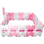 Aga4Kids ohrádka 223 x 192 x 64 cm Růžová – Zboží Dáma