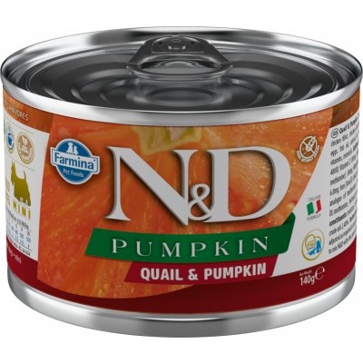 N&D Pumpkin Dog Adult Mini Quail & Pumpkin 140 g