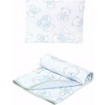 MAMO TATO Dětská deka a polštář Méďové Modrá – Zboží Mobilmania