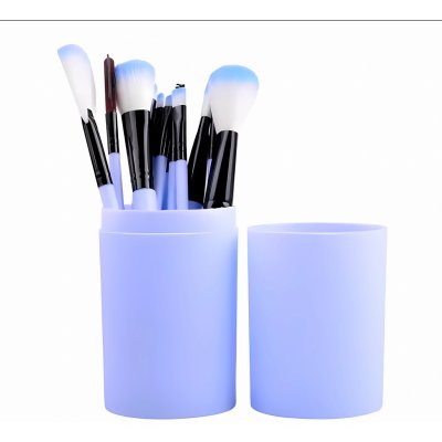 Pronett XJ4416 Sada kosmetických štětců 12 ks světle modré – Zboží Dáma