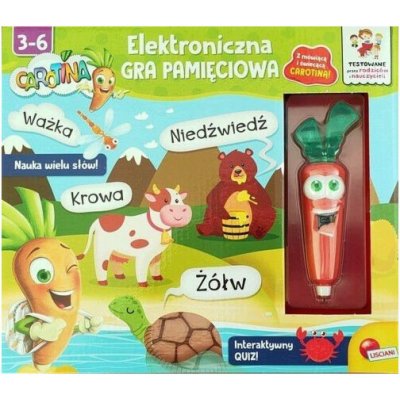 Lisciani LISCIANI CAROTINA ELEKTRONICKÁ PAMĚŤOVÁ HRA – Hledejceny.cz