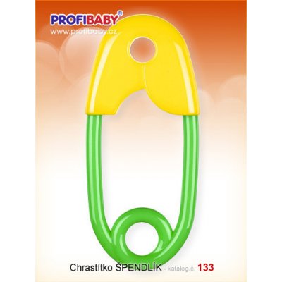Profibaby Chrastítko špendlík kombinace s fialovou – Zboží Dáma