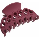 Biju Spona do vlasů - skřipec s esovitým vzorem, tmavě růžové barvy 8000915-8 – Sleviste.cz