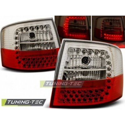 Světla zadní AUDI A6 05.97-05.04 AVANT RED WHITE LED – Hledejceny.cz