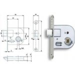 TESLA Zámek se zajistitelnou střelkou L/ZN 03215 – Sleviste.cz