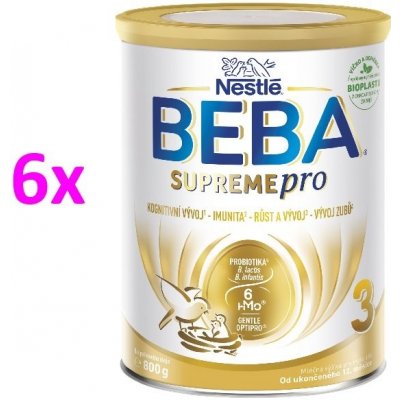 BEBA 3 SUPREMEpro HMO 6 x 800 g – Zboží Mobilmania