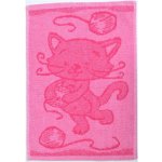 Profod Dětský ručník Cat pink 30 x 50 cm – Zboží Mobilmania