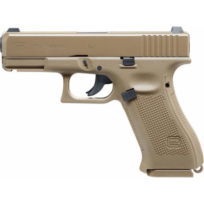 Umarex GLOCK 19X CO2 COYOTE BB 4,5mm steel coyote hnědá – Hledejceny.cz