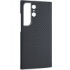 Pouzdro a kryt na mobilní telefon Samsung Spello Carbon+ case Samsung Galaxy S24 Ultra 5G černé