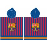 CurePink dětský ručník / pončo FC Barcelona znak 55 x 110 cm – Sleviste.cz