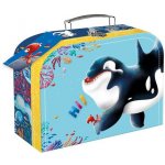 Teddies Kufřík/Kufr školní papírový Hi! 25x18x9 cm – Sleviste.cz